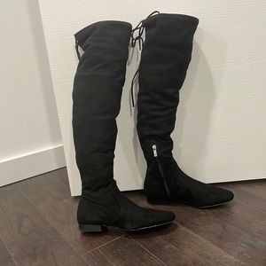 Ivanka Trump over the knee boots. Black. Size 7